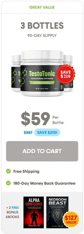 Buy TestoTonic 3 Bottle